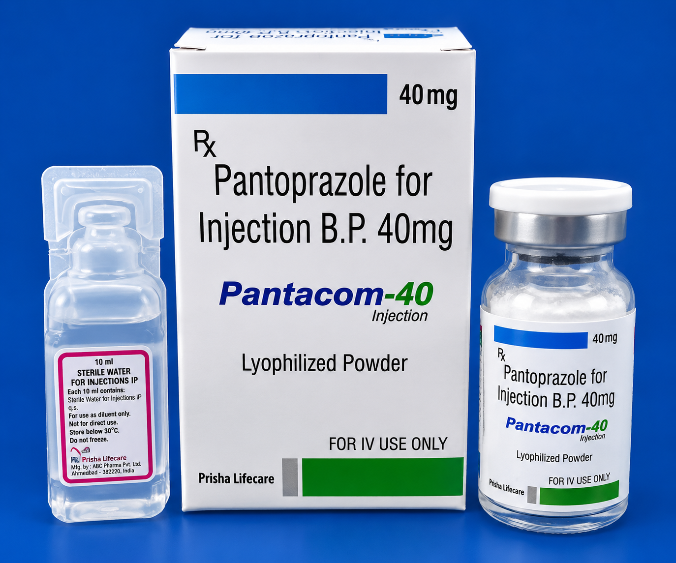 Pantoprazole for Injection B.P. 40 mg